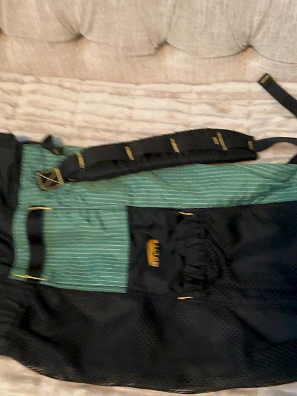 GoLite Ultralight Frameless Backpack, Green and Black, ~50L